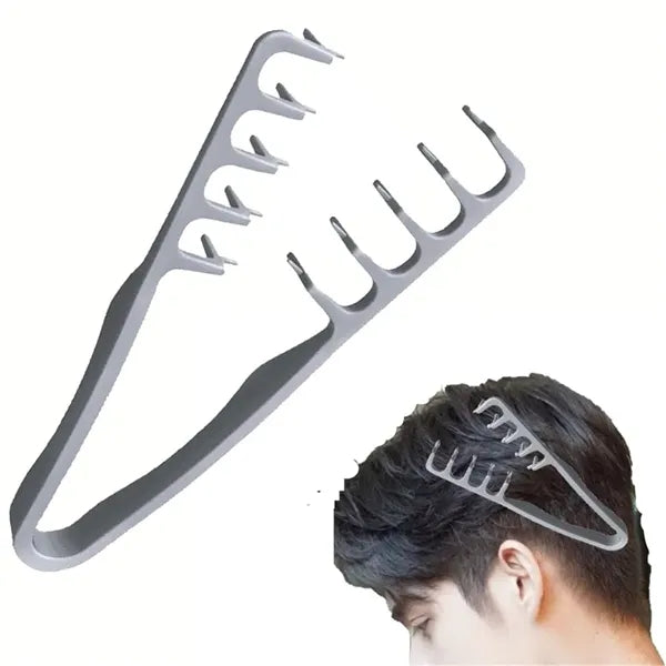 Voluminous wide-toothed hair comb Men's fluffy texture