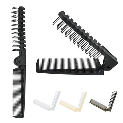 Travel Foldable Hair Brush Anti-Static Comb