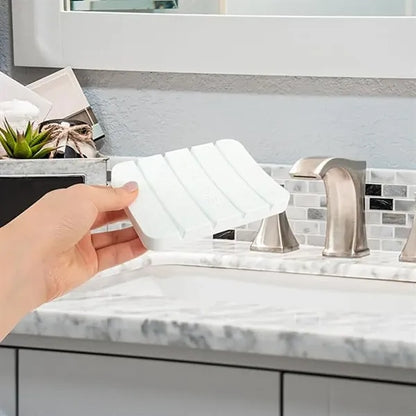 Diatomite Soap Holder Fast Drying Absorbent Bath Kitchen