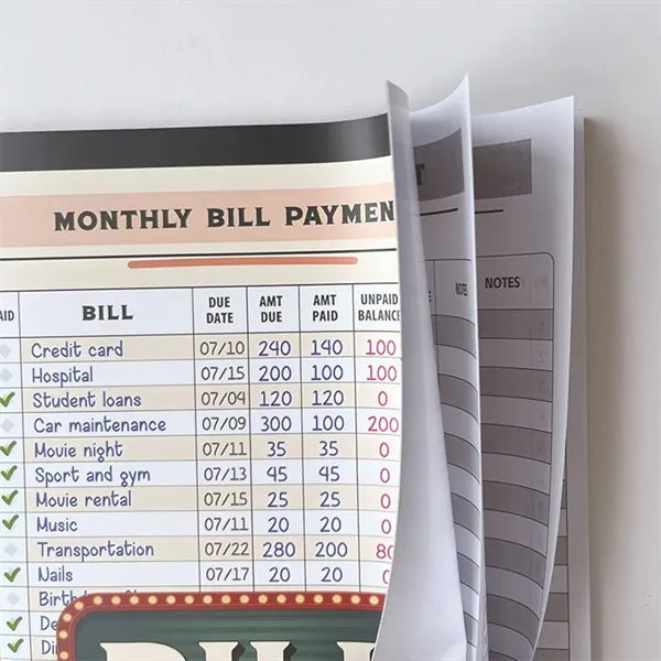 Portable Family Finance Manager With Bill Planner