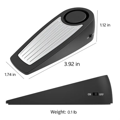Portable 130dB Door Stopper Alarm for Travel Home Hotel