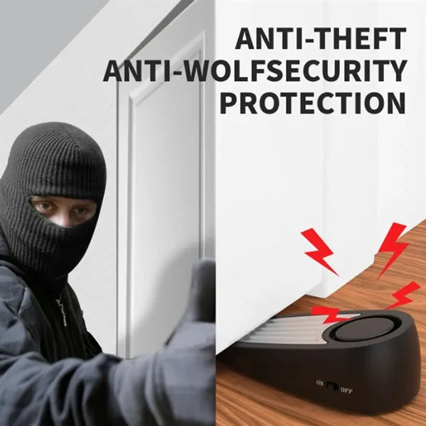 Portable 130dB Door Stopper Alarm for Travel Home Hotel