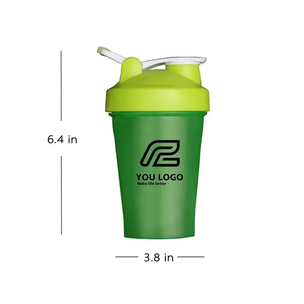 13oz Sport Shaker Leak Proof With Stainless Steel Mixer Ball