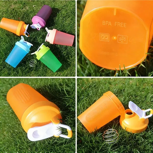 13oz Sport Shaker Leak Proof With Stainless Steel Mixer Ball