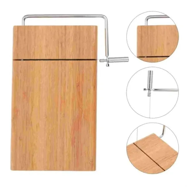 Wooden Cheese Slicer with Cutting Board