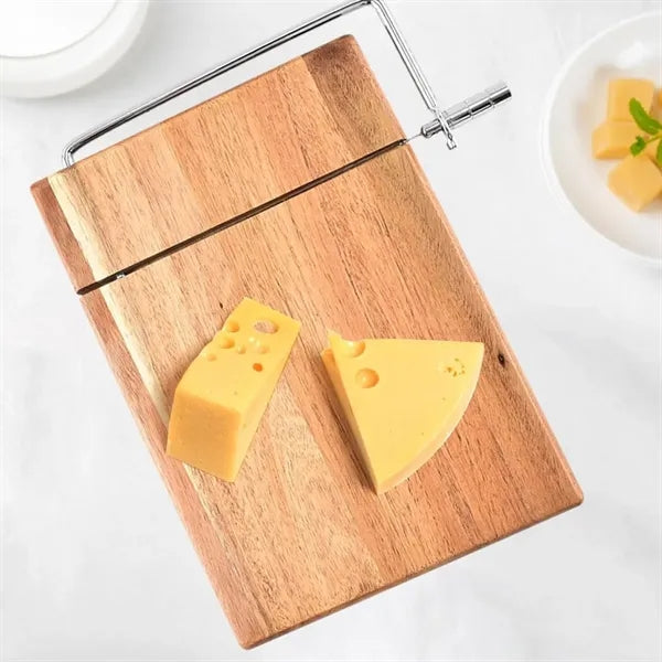 Wooden Cheese Slicer with Cutting Board