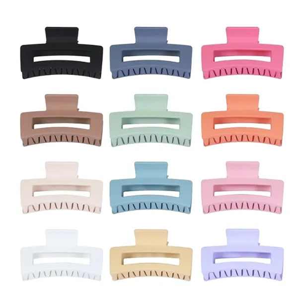 Trendy Large Matte Hair Claw Clip Secure and Stylish Hold