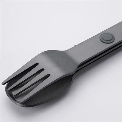 One Piece Aluminum Magnetic Cutlery Set