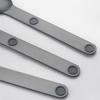 One Piece Aluminum Magnetic Cutlery Set