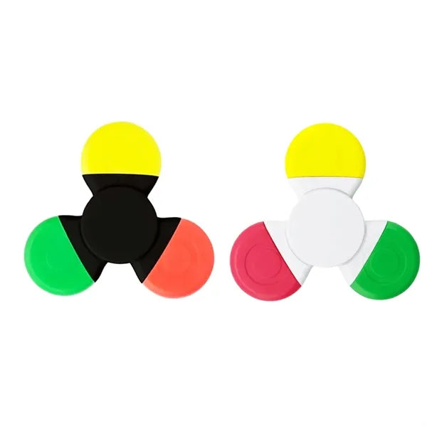 Multi-Color Fidget Spinner Highlighter Pen for Focus