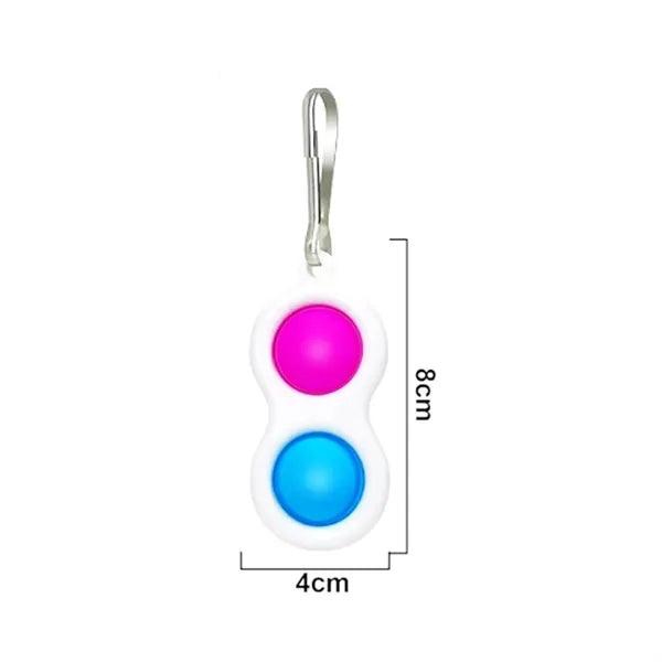 Mini Sensory Fidget Toy Keychain for Stress Relief and Focus