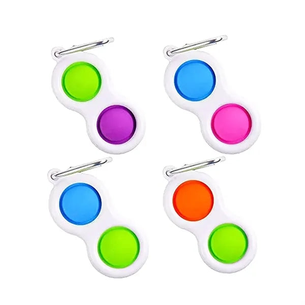 Mini Sensory Fidget Toy Keychain for Stress Relief and Focus