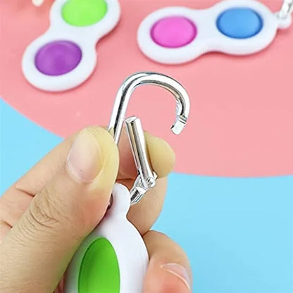 Mini Sensory Fidget Toy Keychain for Stress Relief and Focus