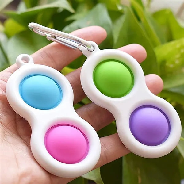 Mini Sensory Fidget Toy Keychain for Stress Relief and Focus