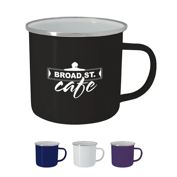 16 Oz. Enamel Campfire Mug