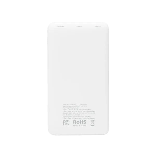 10,000 mAh Power Bank With Integrated Cables