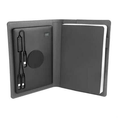 Recycled Power Folio With Wireless Charger & Power Bank