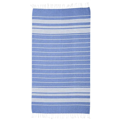 Recycled Beach Blanket With Tassel Fringe