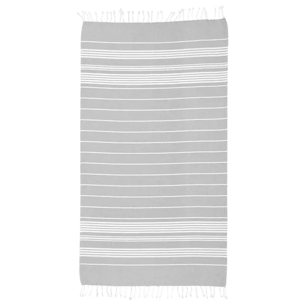 Recycled Beach Blanket With Tassel Fringe