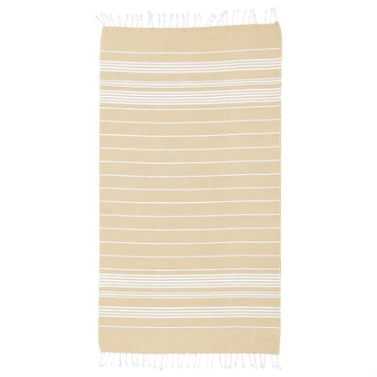 Recycled Beach Blanket With Tassel Fringe