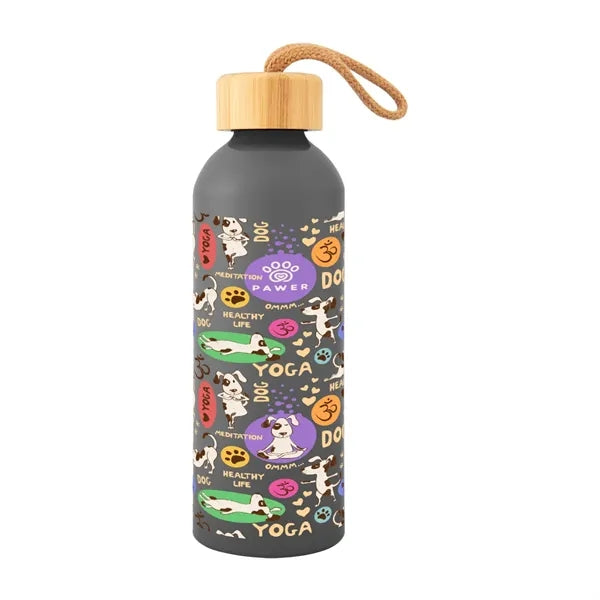 25 Oz. Full Color Blaire Recycled Aluminum Bottle With Ba...