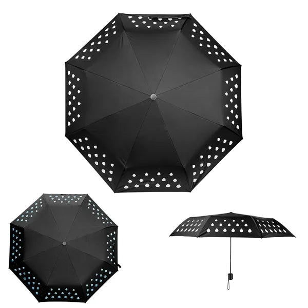 42" Color Changing Umbrella With 100% rPET Canopy