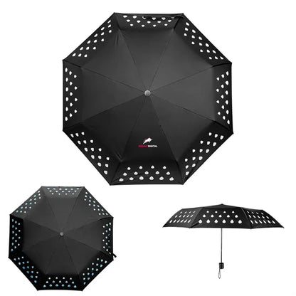 42" Color Changing Umbrella With 100% rPET Canopy