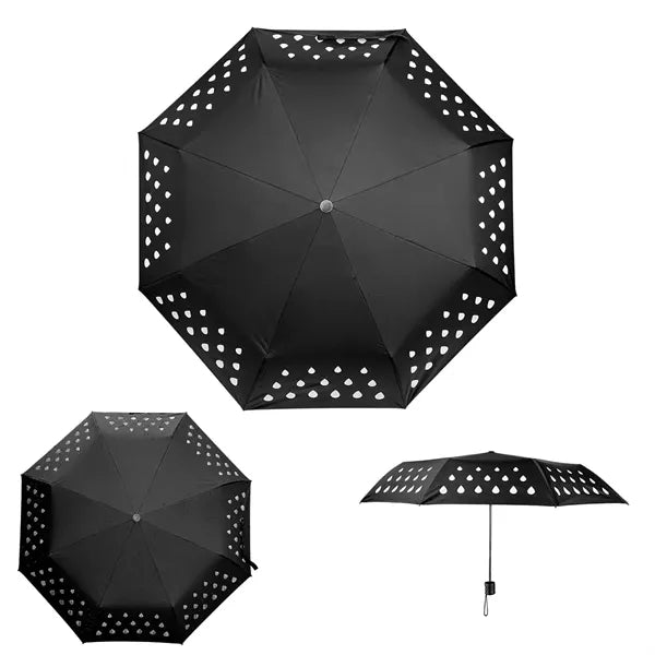 42" Color Changing Umbrella With 100% rPET Canopy