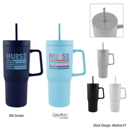28 Oz. Intrepid Recycled PS Double Wall Tumbler