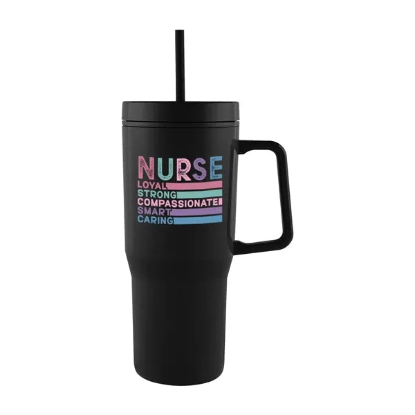 28 Oz. Intrepid Recycled PS Double Wall Tumbler