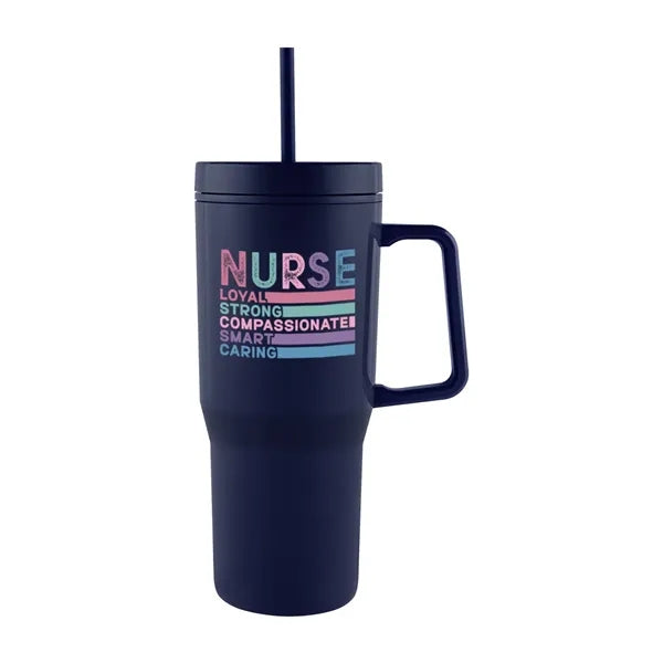 28 Oz. Intrepid Recycled PS Double Wall Tumbler