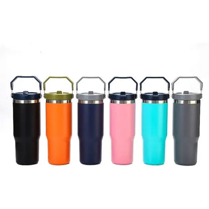 30oz Flip Straw Tumbler with Handle