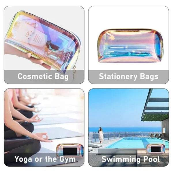 Iridescent Cosmetic Pouch Bag