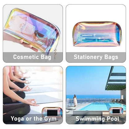 Iridescent Cosmetic Pouch Bag