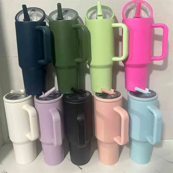 40oz Stainless Steel Insulated Tumbler With Handle