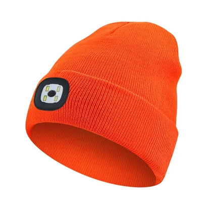 Rechargeable Headlamp Beanie Cap