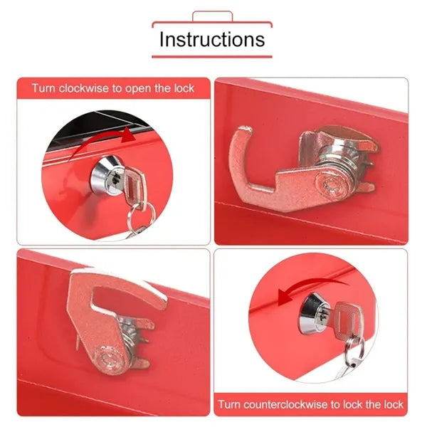 Cash Box with Lock Slot