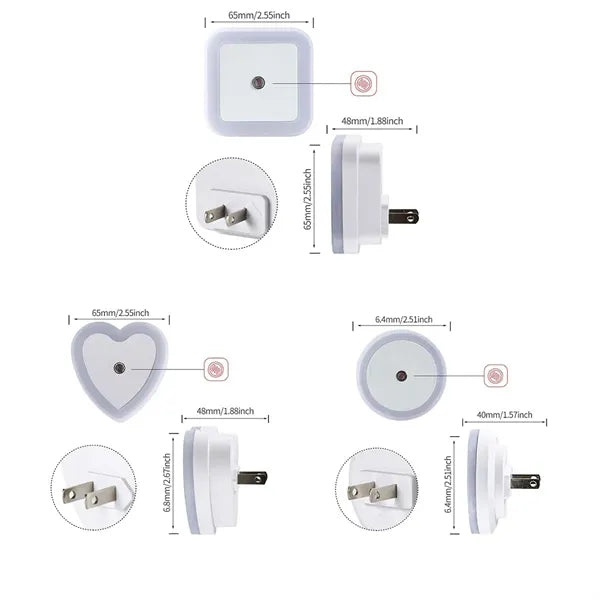 Smart Light-Sensor LED Night Light