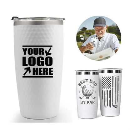 20 Oz Customized Golf Ball Insulated Tumbler
