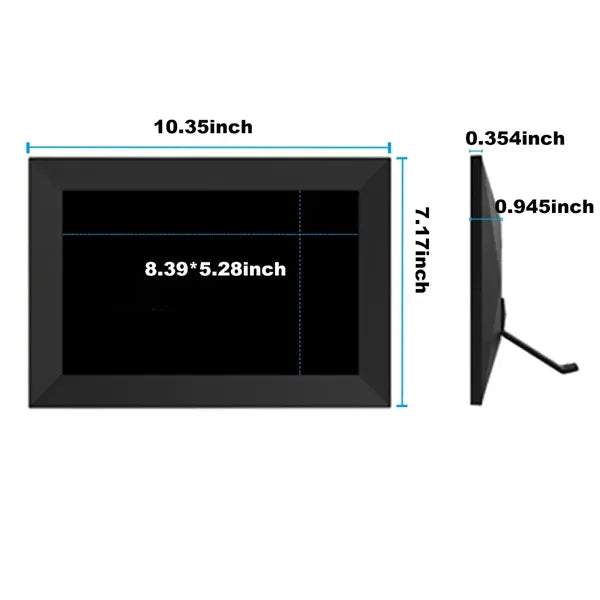10.1" Frameo WiFi Smart Digital Photo Frame