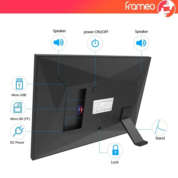 10.1" Frameo WiFi Smart Digital Photo Frame