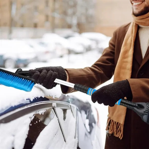 Car suv truck winter tool extendable ice scraper snow brush