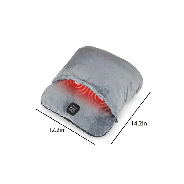 Electric Heated Foot Warmer Pillow