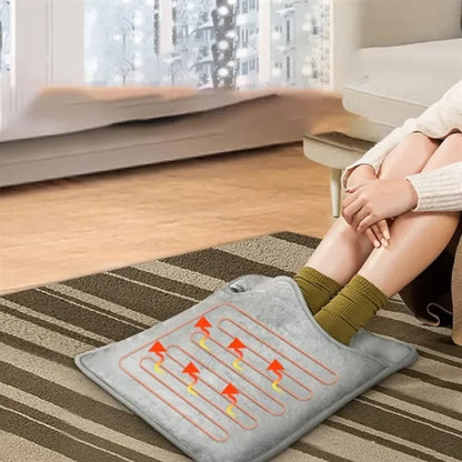 Electric Heated Foot Warmer Pillow