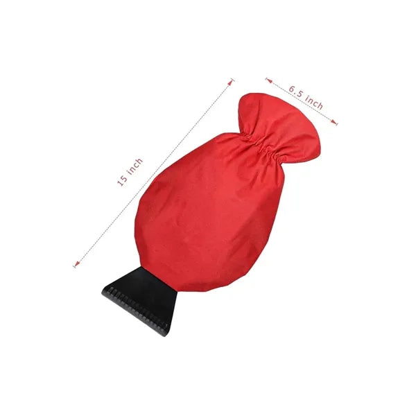 Ice Scraper with Warm Insulated Glove