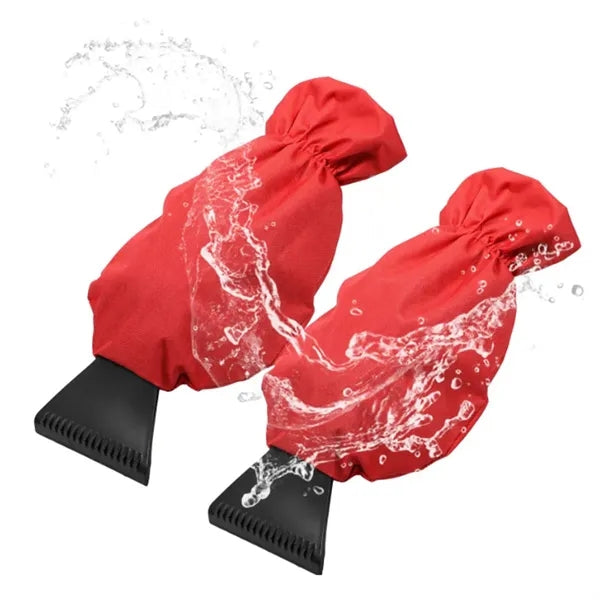 Ice Scraper with Warm Insulated Glove