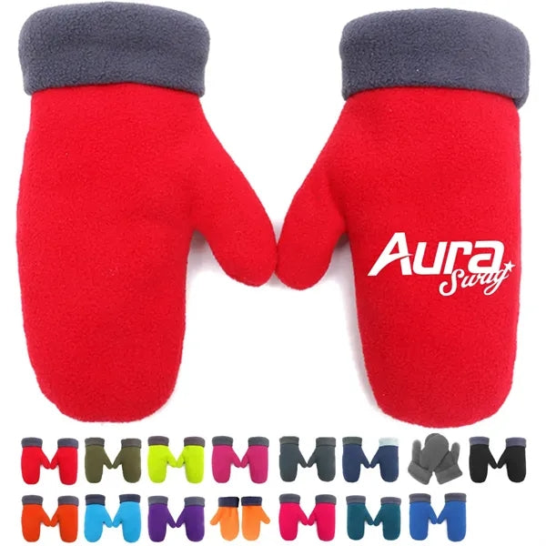 Fleece Mittens Warm Winter Gloves for Cold Weather