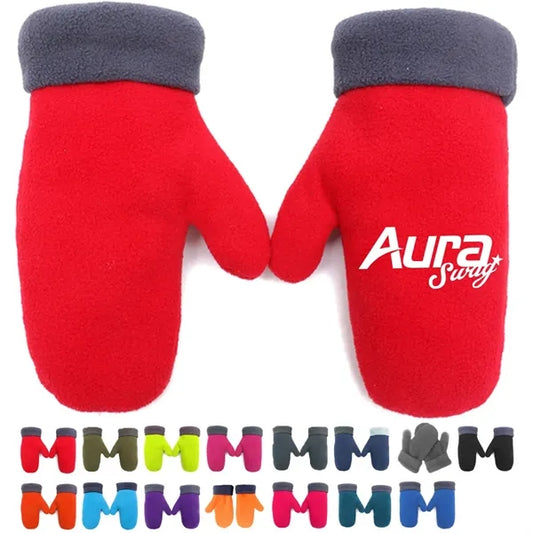 Fleece Mittens Warm Winter Gloves for Cold Weather