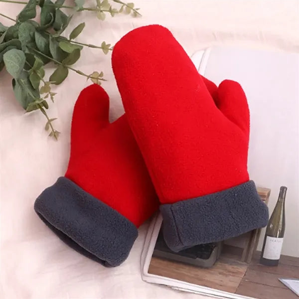 Fleece Mittens Warm Winter Gloves for Cold Weather