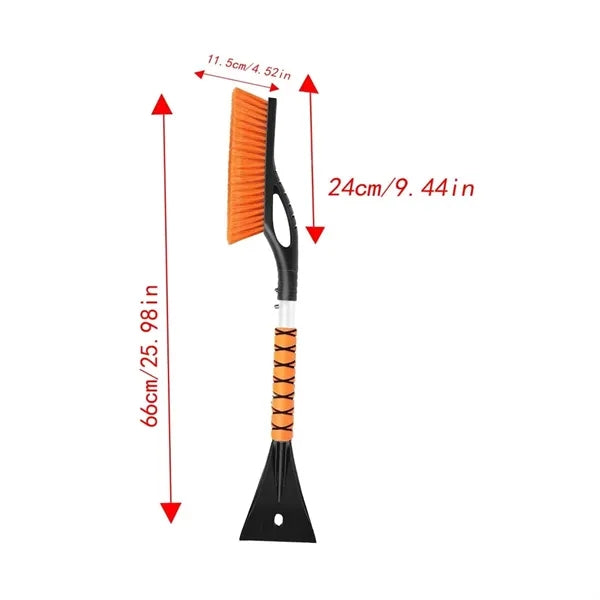 Car Snow Brush with Ice Scraper and Foam Grip